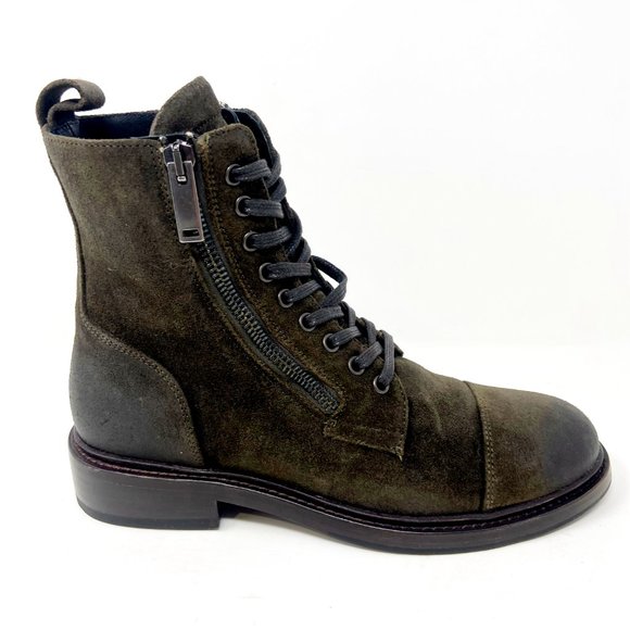 Thursday Boot Co Womens Dark Olive Suede Major Handcrafted Suede - Picture 1 of 5